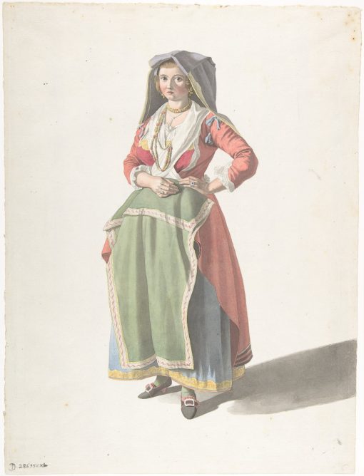 репродукция Репродукция "Молодая женщина в традиционном неаполитанском платье"