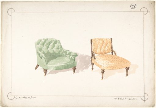 репродукция Репродукция "Дизайн кресла и стула"