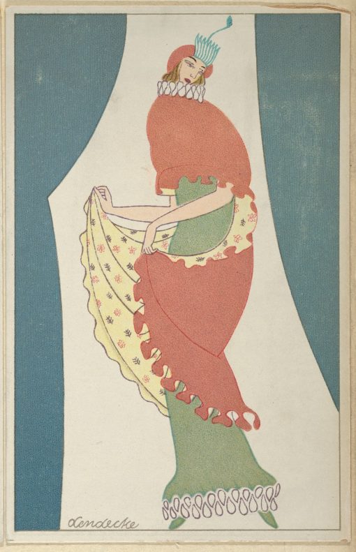 Отто Лендеке. Модные платья 1910-х гг.