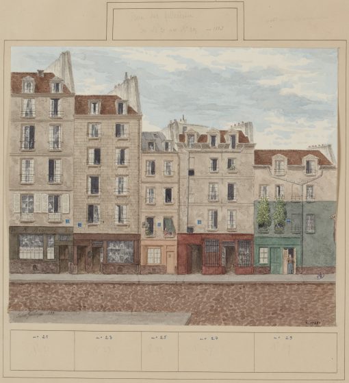 Рю де Фий-Дьё Nº21-29 (нынешняя улица Александри с 1897 года), 2-й округ