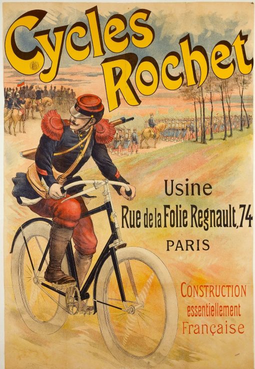 Велосипед Rochet. Фабрика на улице де ла Фоли Реньо, 74, Париж