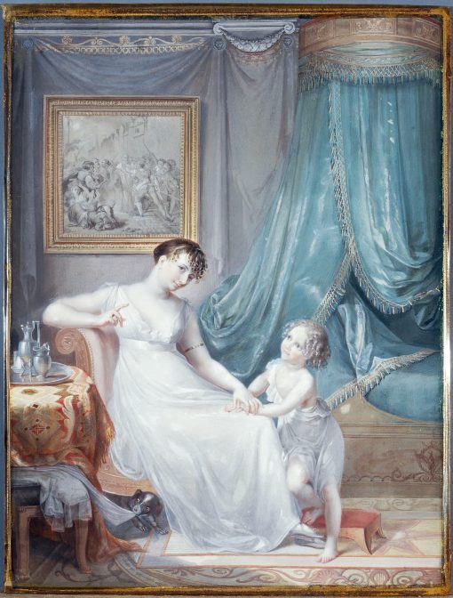 Предполагаемый портрет мадам Мари-Александр Винсент и ее сына Андре
